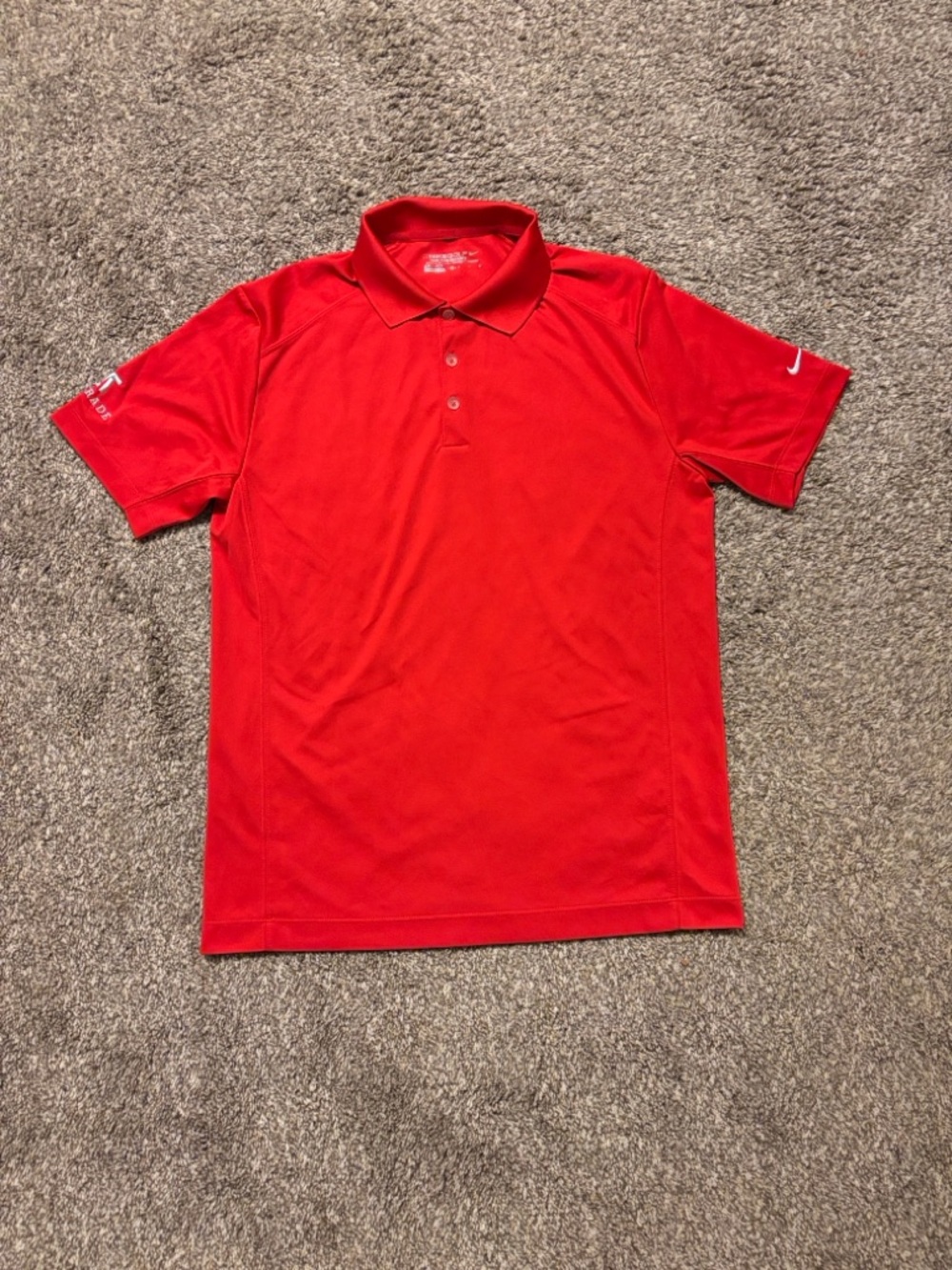 Nike Men’s Red Short-Sleeve Polo